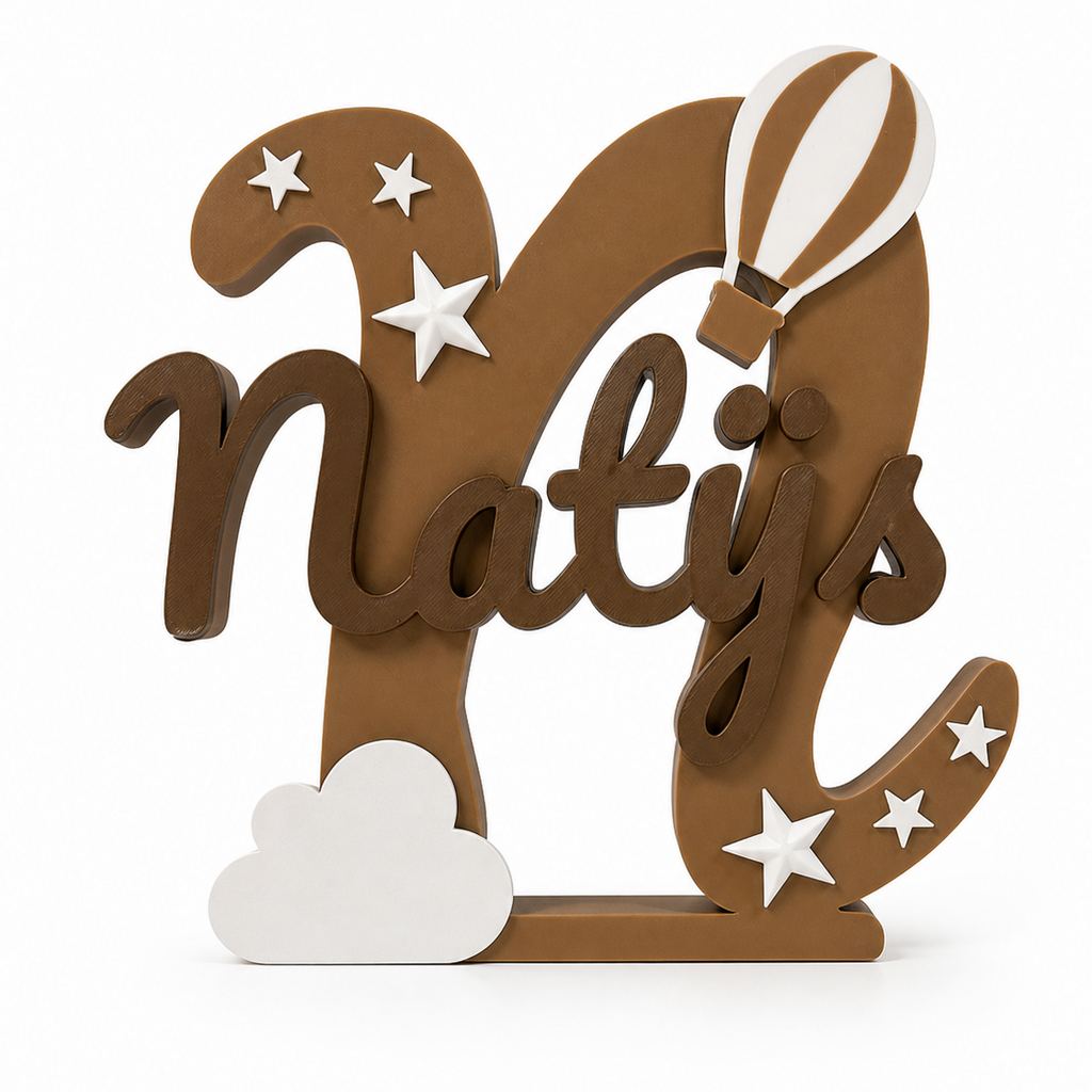 Plaque Prénom Personnalisée pour Chambre Enfant